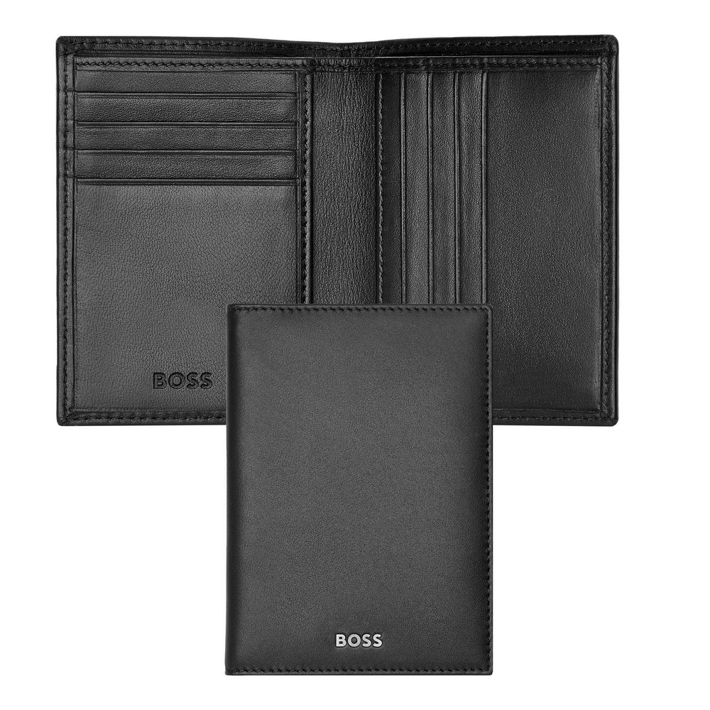 BOSS Kartenetui Classic Smooth 8cc Schwarz von Hugo Boss