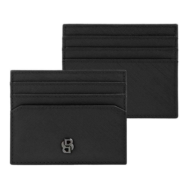 BOSS Kartenetui Double B Saffiano 6cc Schwarz von Hugo Boss
