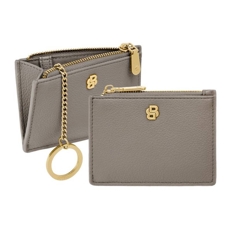 BOSS Kartenetui Signature Lady 3cc Taupe von Hugo Boss