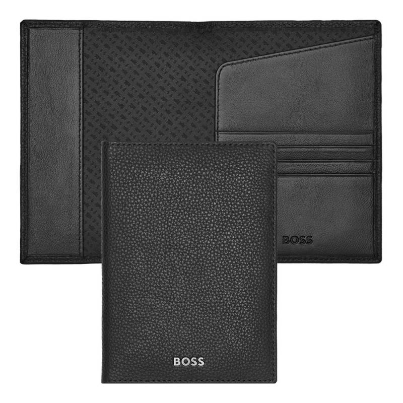BOSS Passetui Classic Grained 4cc Schwarz von Hugo Boss