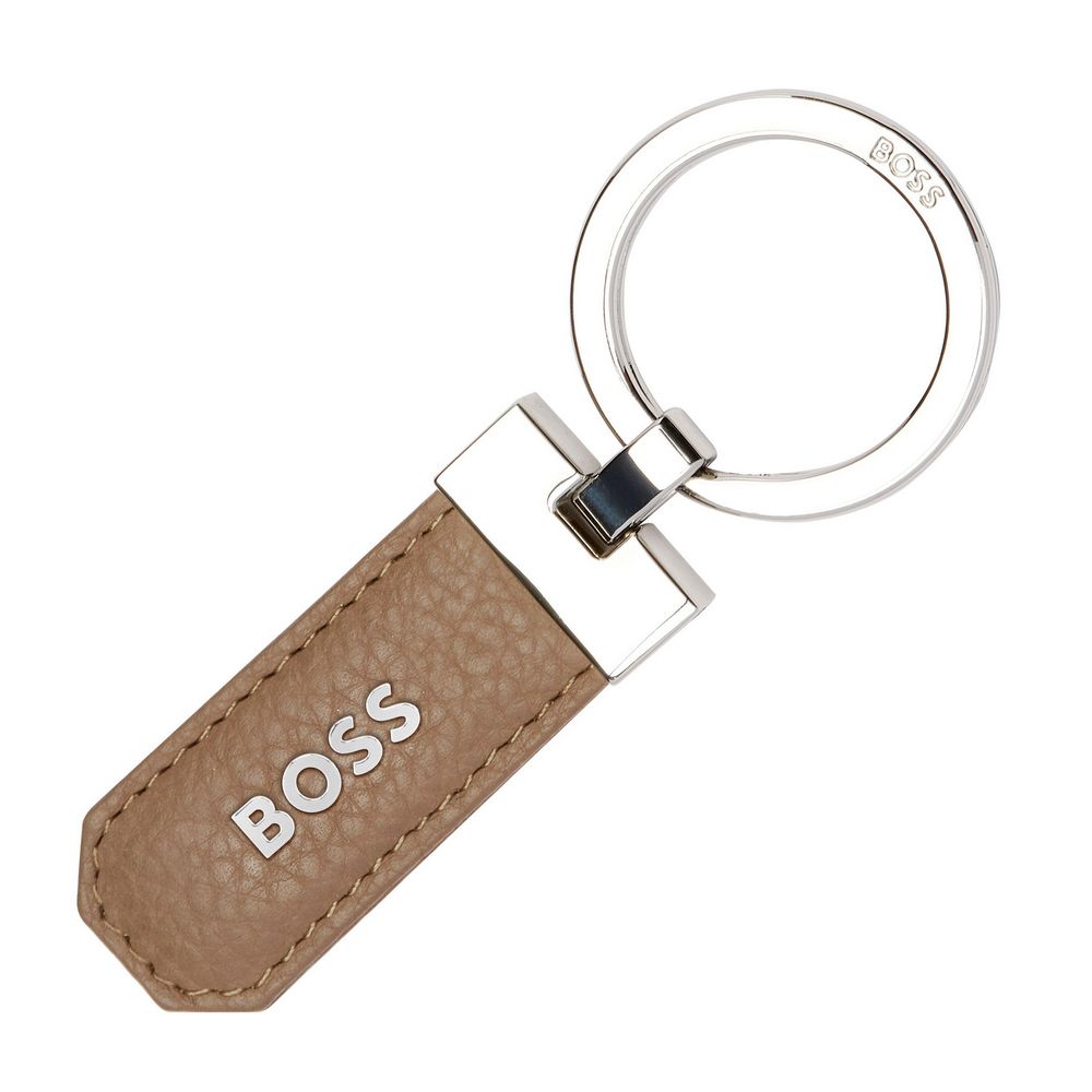 BOSS Schlüsselring Classic Grained Camel von Hugo Boss