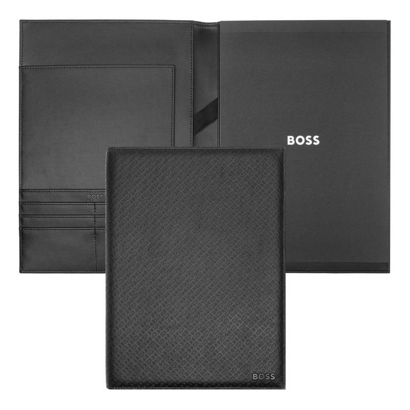 BOSS Schreibmappe Monogram A4 Schwarz BOSS Schreibmappe Monogram A4 Schwarz von Hugo Boss