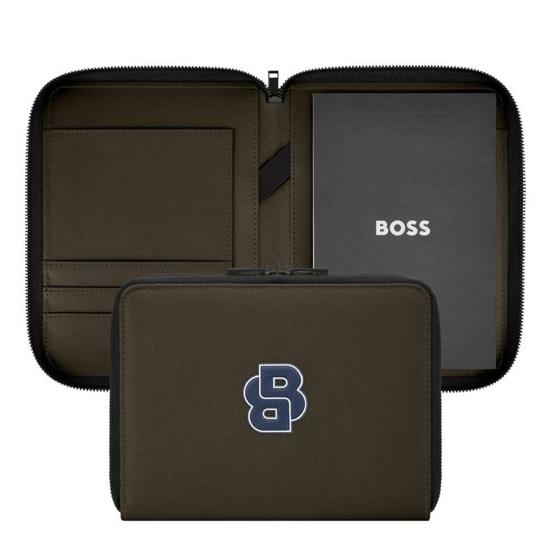 BOSS Schreibmappe Varsity A5 Forest Green von Hugo Boss