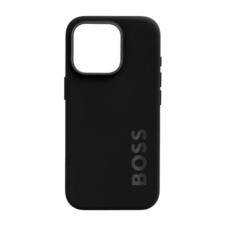 BOSS Smartphone Hülle Edge für iPhone 16 Pro Schwarz von Hugo Boss