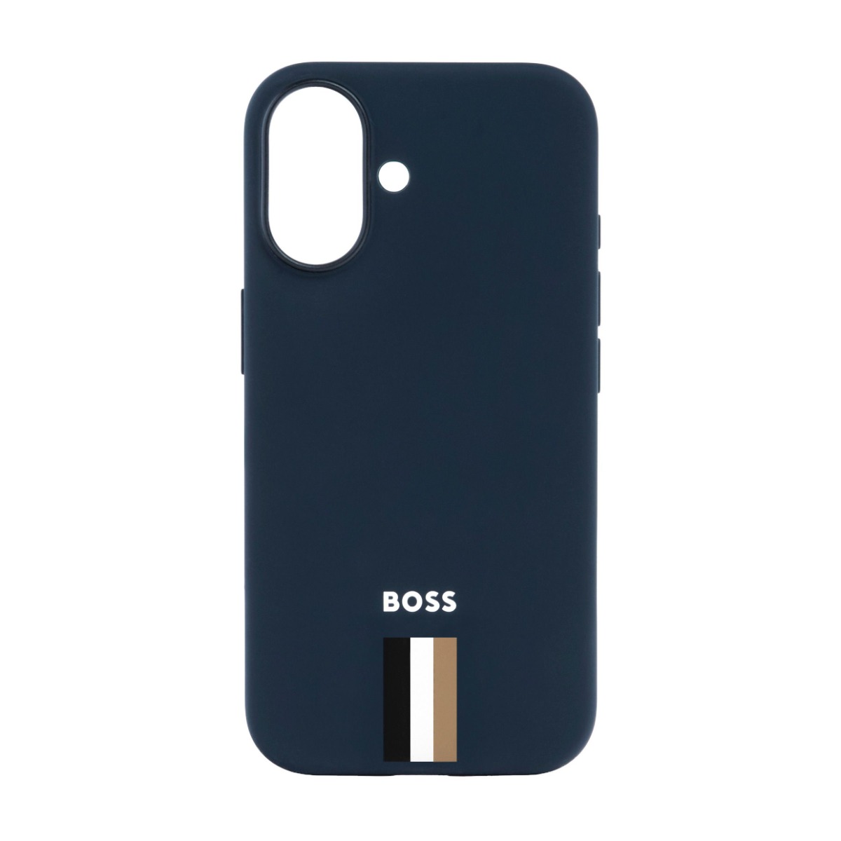 BOSS Smartphone Hülle Iconic für iPhone 16 Navy von Hugo Boss