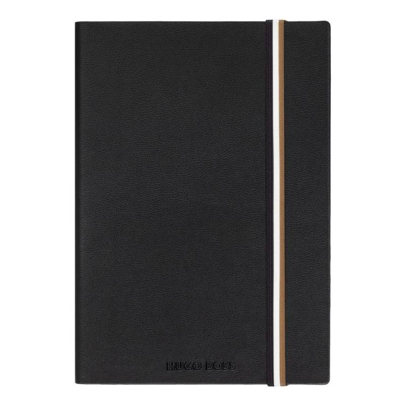Hugo Boss Notizblock A5 Iconic Black Plain von Hugo Boss