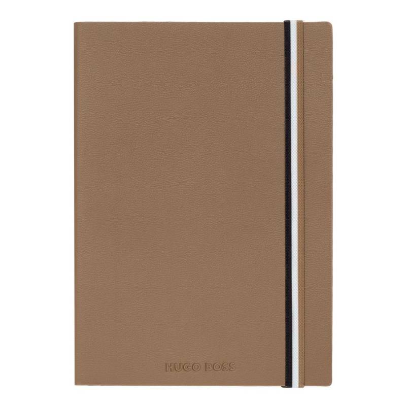 Hugo Boss Notizblock A5 Iconic Camel Plain von Hugo Boss