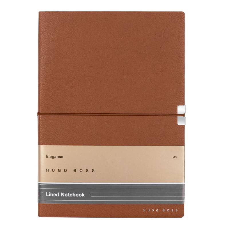 Hugo Boss Notizbuch Elegance Storyline A5 Camel liniert von Hugo Boss