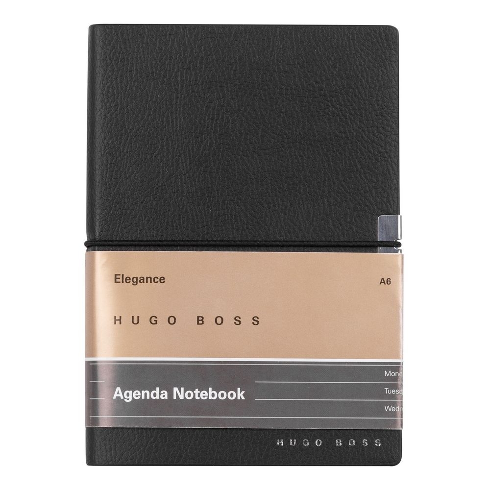 Hugo Boss Notizbuch Elegance Storyline A6 Black Agenda liniert von Hugo Boss