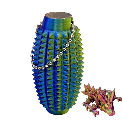 3D-Druck Drache | Stressabbau Schlüsselanhänger Charm - 3D Gedruckter Fidget Charm Für Erwachsene Schreibtisch Tasche Zuhause Geburtstag Deko 3D-Druck Drache | Stressabbau Schlüsselanhänger Charm - 3D Gedruckter Fidget Charm Für Erwachsene Schreibtisch Tasche Zuhause Geburtstag Deko von Hugsweet