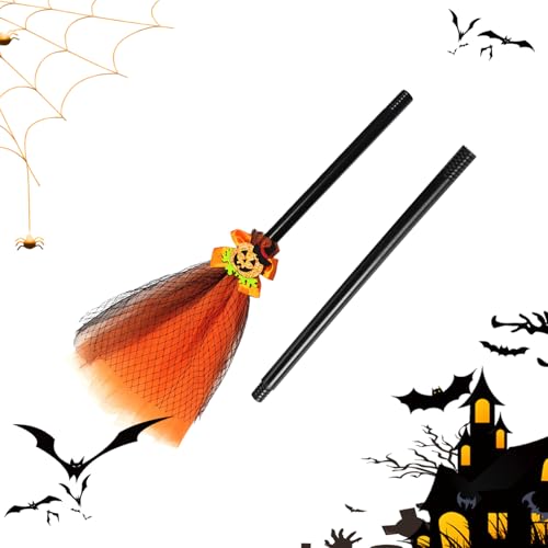 Halloween Witch Breoms - Hexe Dress -up Accessoires Halloween Party Requisiten Kinder Hexen Besen Spielzeug Themen Cosplay Hexenstift für Zuhause, Schule, Bühnenperformance Halloween Witch Breoms - Hexe Dress -up Accessoires Halloween Party Requisiten Kinder Hexen Besen Spielzeug Themen Cosplay Hexenstift für Zuhause, Schule, Bühnenperformance von Hugsweet