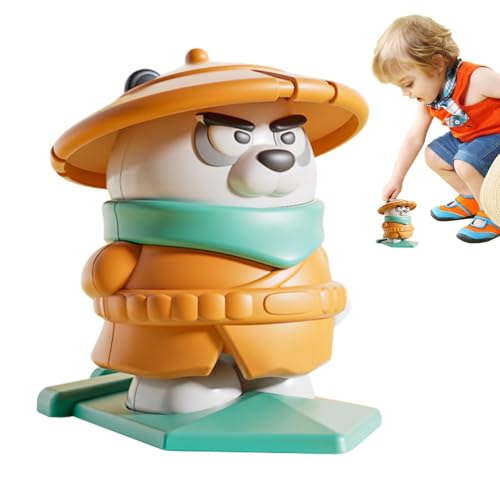 Hugsweet Kleintier-Wed-up-Spielzeug, Cartoon Uhrwerk Spielzeug | Panda Panda Wind-up-Modell für Kinder | Eltern-Kind-Interaktions-Bildungsspielzeug für Reisen, Schule, Schlafsaal, Arbeitsbereich im Hugsweet Kleintier-Wed-up-Spielzeug, Cartoon Uhrwerk Spielzeug | Panda Panda Wind-up-Modell für Kinder | Eltern-Kind-Interaktions-Bildungsspielzeug für Reisen, Schule, Schlafsaal, Arbeitsbereich im von Hugsweet