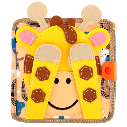HuhWafee Busy Board Montessori Spielzeug ab 1 2 3 Jahre Quiet Book Activity Board aus Weichem Filz Baby Sensorik Spielzeug für Früherziehung und Reise,Vorschule Lernaktivitäten Geburtstagsgeschenk HuhWafee Busy Board Montessori Spielzeug ab 1 2 3 Jahre Quiet Book Activity Board aus Weichem Filz Baby Sensorik Spielzeug für Früherziehung und Reise,Vorschule Lernaktivitäten Geburtstagsgeschenk von HuhWafee