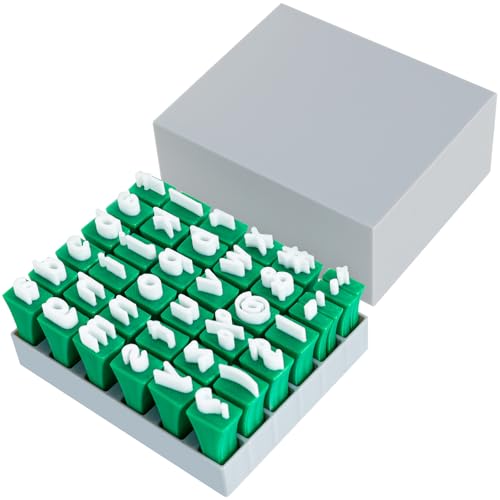 HuhWafee Kunststoff Alphabet Stempel Set Inspire Imagination Alphabet Tonstempel verstärken visuelle Effekt Tonbuchstaben Siegel für DIY wiederverwendbar(Kleinbuchstaben) von HuhWafee
