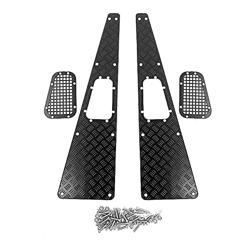 Huhebne Metall Anti-Skid Platte Gitter für -4 TRX4 1/10 RC Crawler Upgrade Teile Zubehör von Huhebne