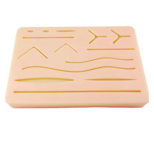1pc Silikon Haut Pad Naht Training Kit Chirurgische Wunde for Chirurg Medizinische Praxis Ausbildung Traumatische Pistole Haut Injektor 1pc Silikon Haut Pad Naht Training Kit Chirurgische Wunde for Chirurg Medizinische Praxis Ausbildung Traumatische Pistole Haut Injektor von Huhpa