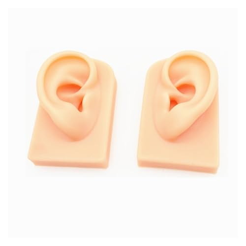 1set Weiche Silikon Ohr Modell Akupunktur Studie Lehrmittel Praxis Piercing Schmuck Ohrring Ohr Stud Display Ohr Modell Kit von Huhpa