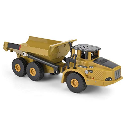 HuiNa CY1912 1/40 DIECAST Dump Truck Static Modell Druckguss, gelb, M von HuiNa