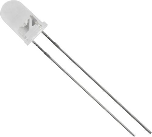 HuiYuan 5034W2C-CSB-A LED bedrahtet Weiß Rund 5mm 2250 mcd 20°, 25° 20mA von HuiYuan