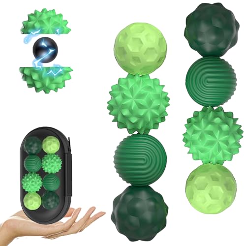 Huiyuenuo 8 Stück Magnetische Fidget Toys, Magnetische Fidget-BäLle Aus Silikon, Magnetkugeln Anti Stress Bälle Silikon Sensorik Spielzeug, Anti-Stress Fidget Toys für Stress, Angst. Huiyuenuo 8 Stück Magnetische Fidget Toys, Magnetische Fidget-BäLle Aus Silikon, Magnetkugeln Anti Stress Bälle Silikon Sensorik Spielzeug, Anti-Stress Fidget Toys für Stress, Angst. von Huiyuenuo