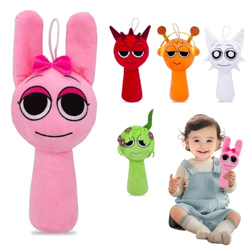 Huiyuenuo Interessant Sprunki Plüschtier, Sprunki Plush, Figuren Doll Weiches, Sprunki Plüschspielzeug, for Halloween, Christmas, Plush Birthday Gifts Boys, Girls and Fans (Fen) von Huiyuenuo