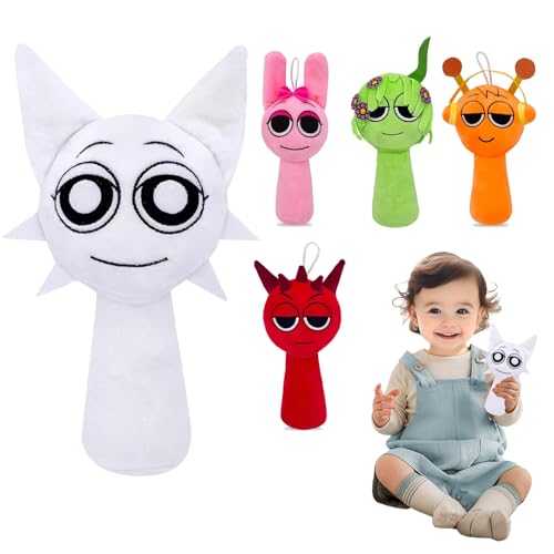 Huiyuenuo Interessant Sprunki Plüschtier, Sprunki Plush, Figuren Doll Weiches, Sprunki Plüschspielzeug, for Halloween, Christmas, Plush Birthday Gifts Boys, Girls and Fans (bai) von Huiyuenuo