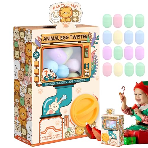 Hujinkan Krallenmaschine Spielzeug,Krallenmaschine für Kinder | Verkaufsautomat Twist Egg Machine Spielzeug | Weihnachtsspielzeugpreise, multifunktionaler Weihnachtseierspender, von Hujinkan