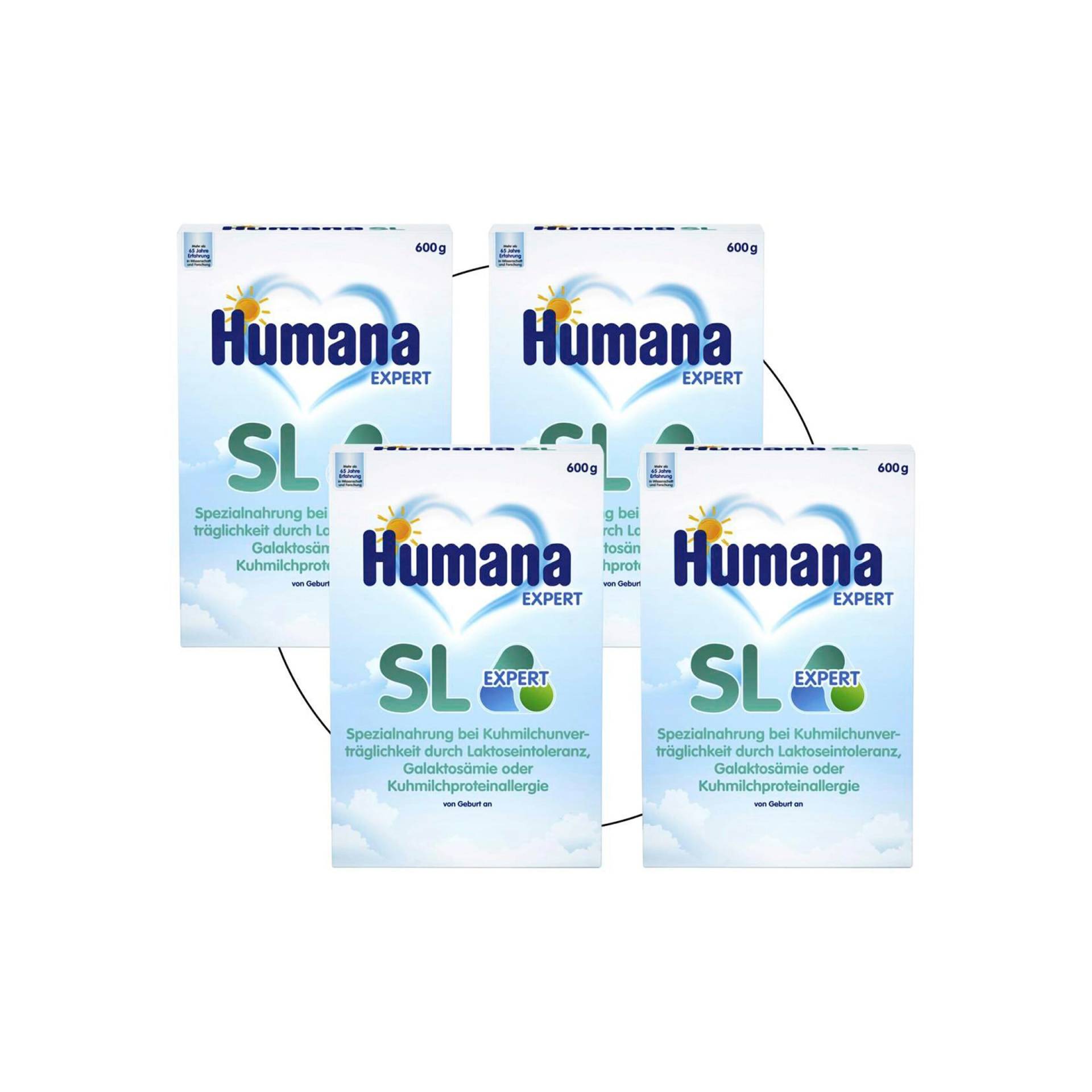 Humana Bundle 4er-Pack SineLacteSL Expert 600g von Humana