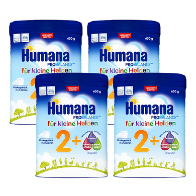 Humana Kindergetränk 2+ 4x 650 g ab dem 2. Jahr von Humana