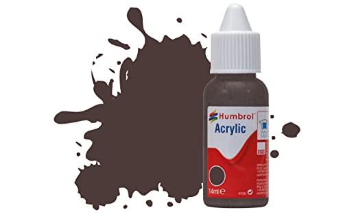 Humbrol Acrylfarbe Nr. 173 Track Matt Tropfflasche, 14 ml von Humbrol