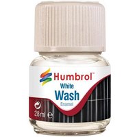 HUMBROL 486202 Enamel-Wash, Weiß, 28 ml von Humbrol