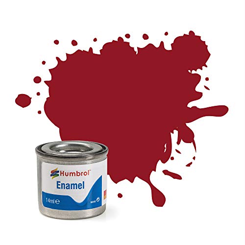 Humbrol 14 ML Nr. 1 TINLET Emaille Paint 20 (Karminrot Glanz) von Humbrol