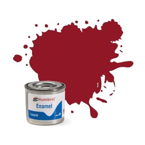 Humbrol 14 ML Nr. 1 TINLET Emaille Paint 20 (Karminrot Glanz) von Humbrol