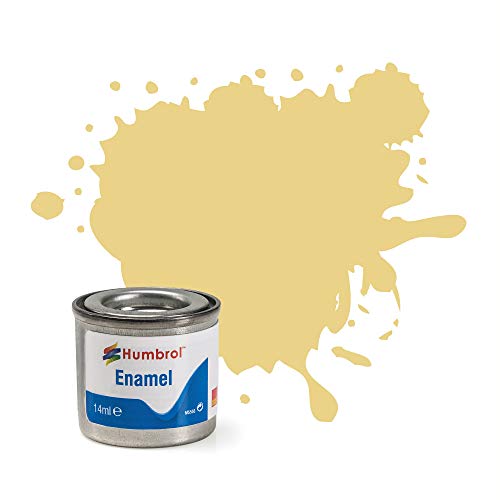 Humbrol 14 ml Nr. 1 TINLET Emaillelack 103 (Creme, matt) von Humbrol