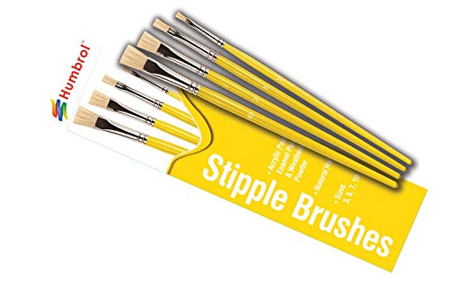 Humbrol AG4306 Pack of 4 and, Yellow, Stipple Size 3, 5, 7, 10 Brush Pack Humbrol AG4306 Pack of 4 and, Yellow, Stipple Size 3, 5, 7, 10 Brush Pack von Humbrol