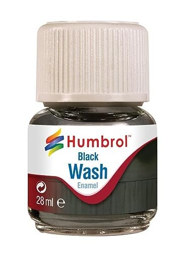 Humbrol AV0201 Humbrol 28ml Enamel Wash (Black) von Humbrol