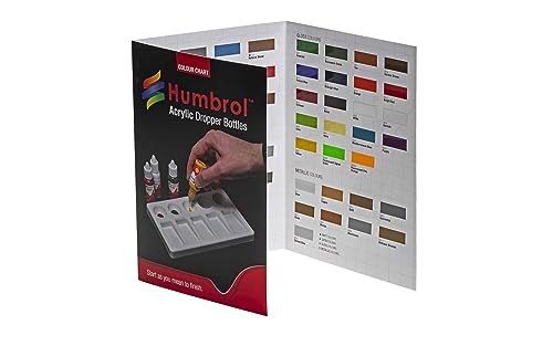 Humbrol Acryl-Farbtabelle mit High-Spec-Druck von Humbrol