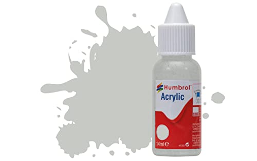 Humbrol Acrylfarbe Nr. 247 RLM 76 Lichtblau Matt Tropfflasche, Hellblau (De), 14 ml von Humbrol