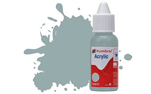 Humbrol Acrylfarbe Nr. 248 RLM 78 Himmelblau Matt Tropfflasche, 14 ml, Sky (De) von Humbrol