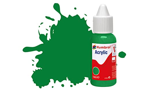 Humbrol DB0002 Acrylfarbe, Nr. 2 Smaragdgrün – glänzend, 14 ml (Pack of 1) von Humbrol