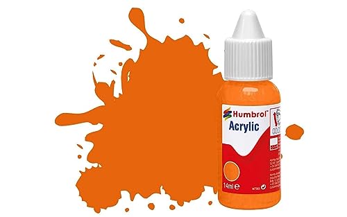 Humbrol DB0018 Acrylfarbe Nr. 18 Orange – Glanz von Humbrol