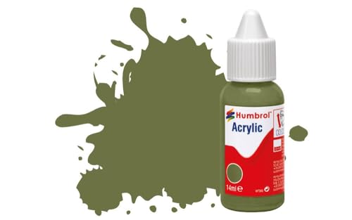 Humbrol DB0080 Acrylfarbe Nr. 80 Grasgrün matt von Humbrol
