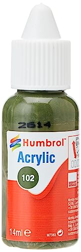 Humbrol DB0102 Acrylfarbe Nr. 102 Armeegrün – Matt von Humbrol