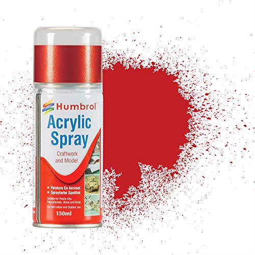 Humbrol Modellers Sprühfarbe AD6220 Nr. 220 Italian Racing Red, 150 ml, Modellfarben für Kunststoffbausätze, schnell trocknende Modellierfarbe für Basteloberflächen einschließlich Kunststoff-, Glas-, Humbrol Modellers Sprühfarbe AD6220 Nr. 220 Italian Racing Red, 150 ml, Modellfarben für Kunststoffbausätze, schnell trocknende Modellierfarbe für Basteloberflächen einschließlich Kunststoff-, Glas-, von Humbrol