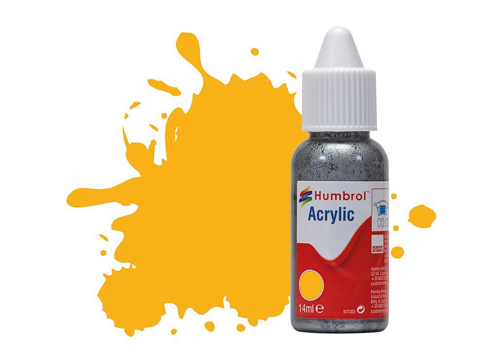 No 154 Insignia Yellow - Matt - Acrylic - 14 ml No 154 Insignia Yellow - Matt - Acrylic - 14 ml von Humbrol