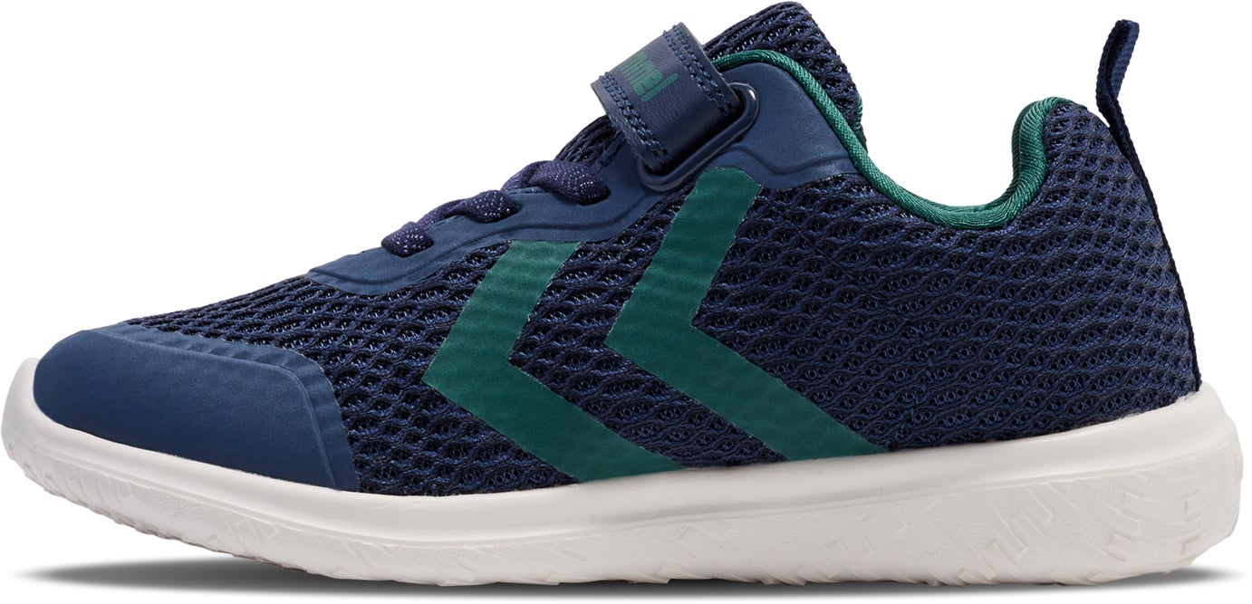 Hummel Actus Recycled Jr Kinder Sneaker, Dark Navy, 34, Kinderschuhe von Hummel