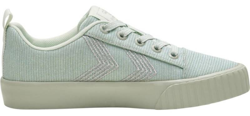 Hummel Base Court Glitter Jr Kinder Sneaker, Pale Aqua, 26, Kinderschuhe von Hummel