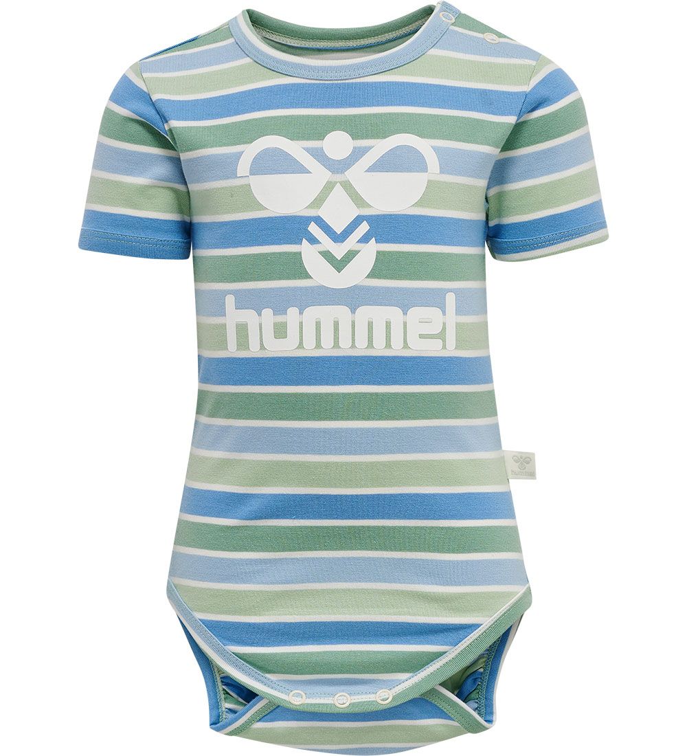 Hummel Body k/ä - hmlPelle - Blau/Grün - Hummel - 62 - Body K/Ä von Hummel