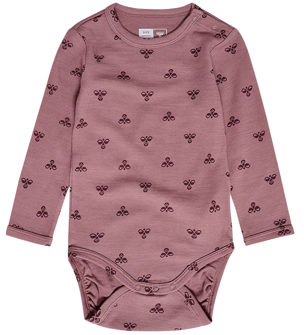Hummel Body l/ä - HmlBambo - Twilight Mauve - Hummel - 1 Jahr (80) - Body L/Ä von Hummel