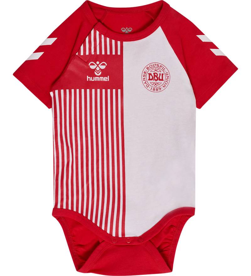 Hummel Body l/ä - HmlMINI DBU Gestreift - Tango Red - Hummel - 1½ Jahre (86) - Body K/Ä von Hummel